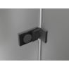 Mexen Lunar-F uși duș pliante dreapta 65 cm, transparente, finisaj metalic - 836-065-000-95-00-P