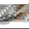 Mexen Rio cabină de duș semi-rotundă 70 x 70 cm, transparent, aurie - 863-070-070-50-00