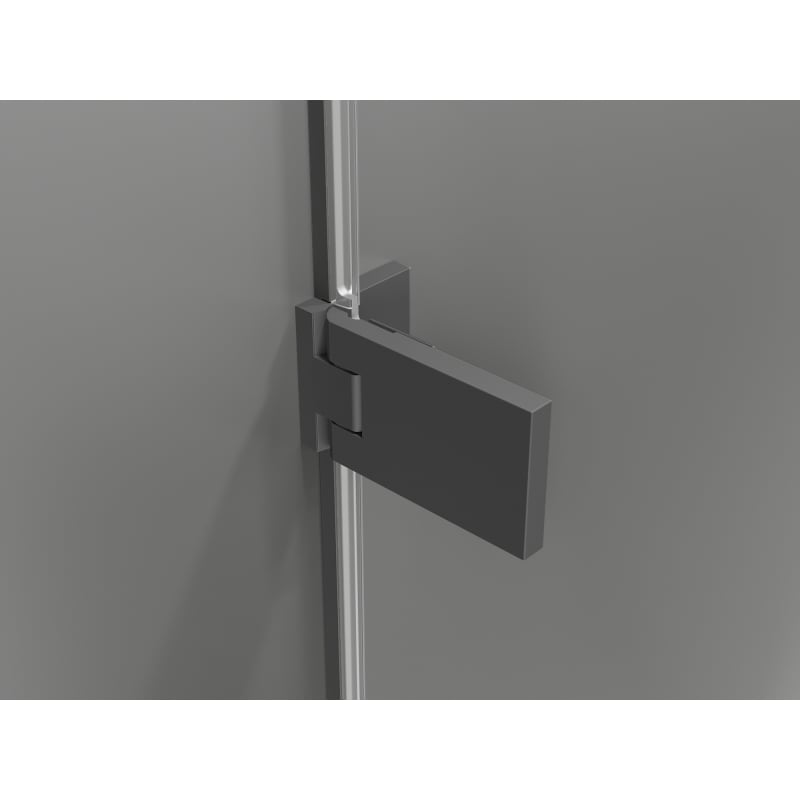 Mexen Lunar-F uși de duș pliante dreapta 70 cm, transparent, gun metal - 836-070-000-95-00-P