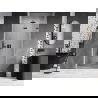 Mexen Lunar-F ușă de duș pliabilă dreapta 70 cm, transparentă, metal pistol - 836-070-000-95-00-P