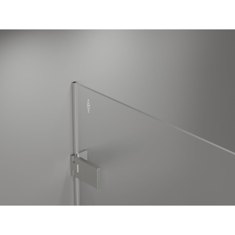 Mexen Lunar-F ușă de duș pliabilă dreapta 70 cm, transparent, nichel periat - 836-070-000-97-00-P