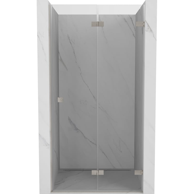 Mexen Lunar-F uși de duș pliante dreapta 70 cm, transparent, nichel periat - 836-070-000-97-00-P