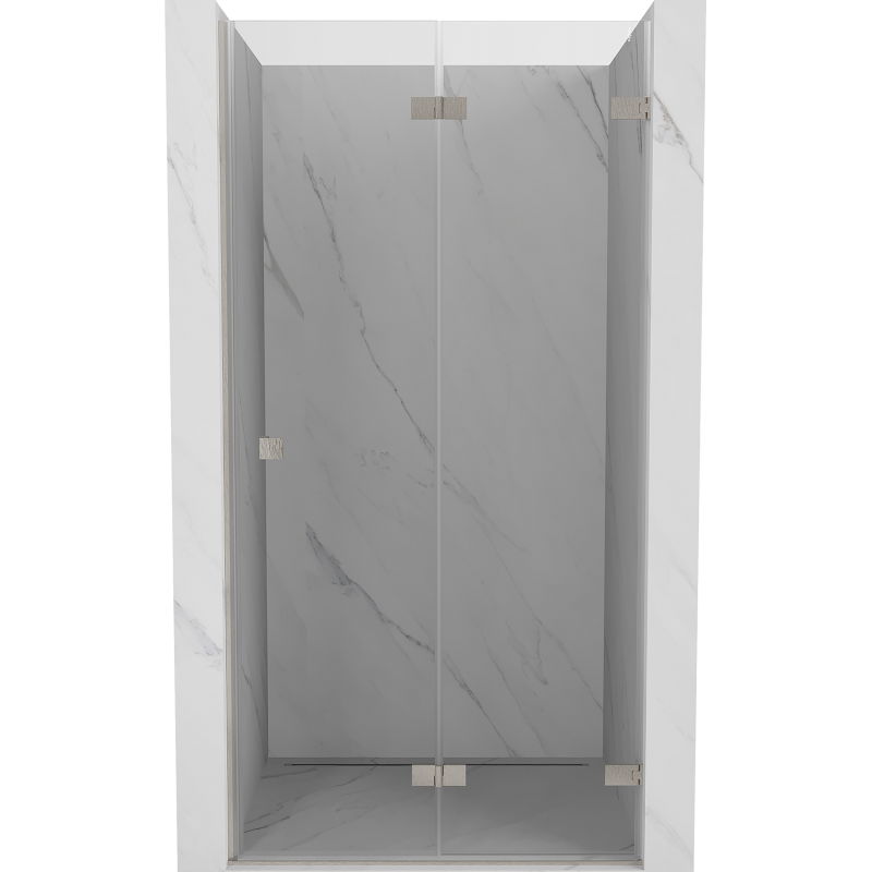 Mexen Lunar-F uși de duș pliabile dreapta 90 cm, transparent, nichel periat - 836-090-000-97-00-P