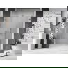 Ușile de duș cu deschidere spre stânga Mexen Lunar-B 130 cm, transparent, crom - 832S-130-050-01-00-L