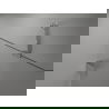 Ușile de duș cu deschidere spre stânga Mexen Lunar-B 130 cm, transparent, crom - 832S-130-050-01-00-L