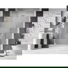 Mexen Lunar-B L uși de duș pivotante stânga 110 cm, transparent, alb - 832SL-110-050-20-00-L