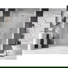 Mexen Lunar-B L uși de duș pivotante stânga 110 cm, transparent, alb - 832SL-110-050-20-00-L