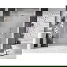 Mexen Lunar-B uși de duș batante stânga 110 cm, transparent, alb - 832S-110-050-20-00-L