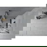 Mexen Rio cabină de duș semicirculară 80 x 80 cm, mată, neagră - 863-080-080-70-30
