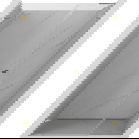 Mexen Lunar-B L ușă de duș batantă stânga 110 cm, transparentă, aurie - 832SL-110-050-50-00-L