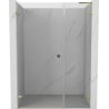 Mexen Lunar-B L ușă de duș batantă stânga 130 cm, transparent, auriu - 832SL-130-050-50-00-L