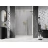 Mexen Lunar-B L ușă de duș batantă stânga 130 cm, transparent, auriu - 832SL-130-050-50-00-L