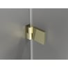 Mexen Lunar-B L ușă de duș batantă stânga 130 cm, transparent, auriu - 832SL-130-050-50-00-L