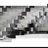 Mexen Lunar-B uși de duș batante stânga 115 cm, transparent, aurii - 832S-115-050-50-00-L