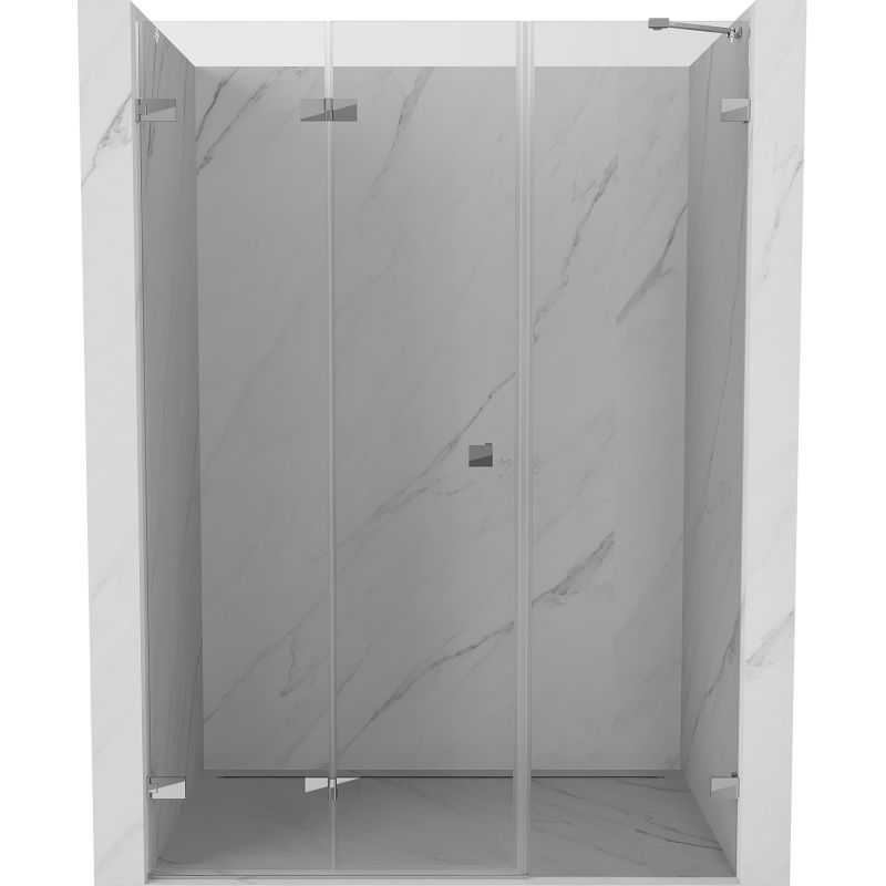 Mexen Lunar-F uși de duș pliante stânga 150 cm, transparente, crom - 836S-150-050-01-00-L