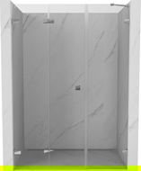 Mexen Lunar-F uși de duș pliante stânga 150 cm, transparente, crom - 836S-150-050-01-00-L