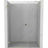 Mexen Lunar-B ușă de duș batantă stânga 145 cm, transparentă, aurie - 832S-145-050-50-00-L