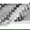Mexen Lunar-F uși de duș pliante stânga 115 cm, transparent, alb - 836S-115-050-20-00-L
