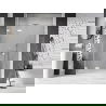Mexen Lunar-F uși de duș pliante stânga 115 cm, transparent, alb - 836S-115-050-20-00-L