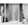 Mexen Lunar-F ușă de duș pliabilă stânga 135 cm, transparentă, albă - 836S-135-050-20-00-L