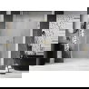 Mexen Lunar-B uși de duș pivotante stânga 115 cm, transparente, auriu periat - 832S-115-050-55-00-L