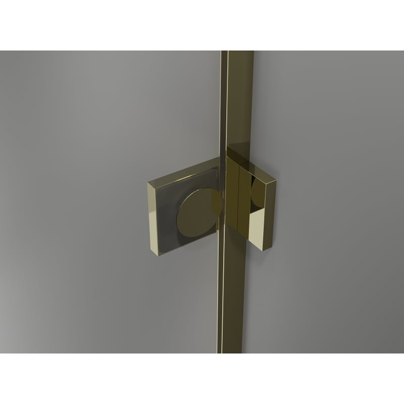 Mexen Lunar-F uși de duș pliabile stânga 120 cm, transparent, auriu - 836S-120-050-50-00-L