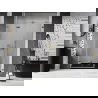 Mexen Lunar-F uși de duș pliante stânga 135 cm, transparent, auriu - 836S-135-050-50-00-L