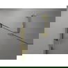 Mexen Lunar-F uși de duș pliante stânga 135 cm, transparent, auriu - 836S-135-050-50-00-L