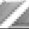 Mexen Lunar-F uși de duș pliante stânga 140 cm, transparent, auriu - 836S-140-050-50-00-L
