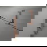Mexen Lunar-F uși de duș pliante stânga 135 cm, transparent, cupru periat - 836S-135-050-65-00-L