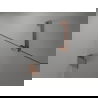 Mexen Lunar-F uși de duș pliante stânga 135 cm, transparent, cupru periat - 836S-135-050-65-00-L
