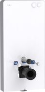 Mexen Tex Air G pneumatikus falon kívüli WC szerkezet, fehér üveg - 61150A-20