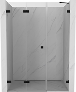 Mexen Lunar-F uși de duș pliabile stânga 110 cm, transparent, negru - 836S-110-050-70-00-L