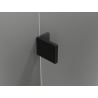 Mexen Lunar-F uși de duș pliante stânga 115 cm, transparent, negru - 836S-115-050-70-00-L
