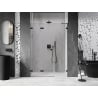 Mexen Lunar-F uși de duș pliante stânga 115 cm, transparent, negru - 836S-115-050-70-00-L