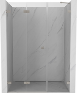 Mexen Lunar-F uși de duș pliabile stânga 135 cm, transparent, nichel periat - 836S-135-050-97-00-L