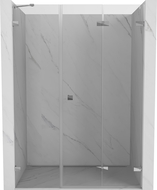 Mexen Lunar-F ușă de duș pliabilă dreapta 130 cm, transparent, crom - 836S-130-050-01-00-P