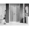 Mexen Lunar-F ușă de duș pliabilă dreapta 135 cm, transparent, crom - 836S-135-050-01-00-P