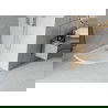 Mexen Flat brodzik pârț요일y slim 100 x 100 cm, alb, sifon crom - 41101010