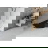 Mexen Flat cădiță de duș semirotundă slim 100 x 100 cm, negru, sifon cromat - 41701010