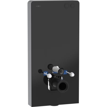 Mexen Tex Air G cadru pneumatic pentru WC, sticlă neagră - 61150A-70