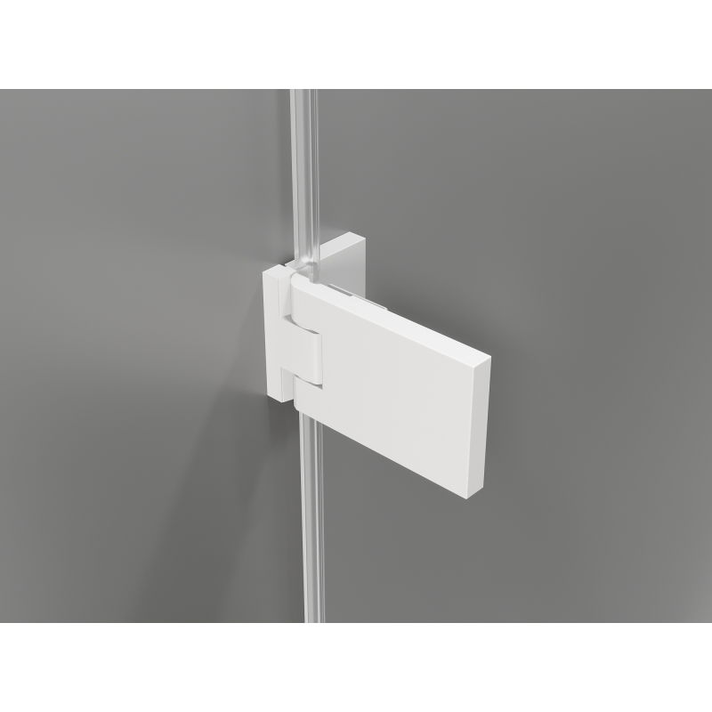 Mexen Lunar-F ușă de duș pliabilă dreaptă 115 cm, transparentă, albă - 836S-115-050-20-00-P