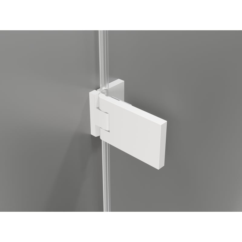 Mexen Lunar-F ușă de duș pliabilă dreapta 135 cm, transparentă, albă - 836S-135-050-20-00-P