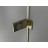 Mexen Lunar-F ușă de duș pliată dreapta 135 cm, transparent, auriu - 836S-135-050-50-00-P
