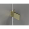 Mexen Lunar-F ușă de duș pliată dreapta 135 cm, transparent, auriu - 836S-135-050-50-00-P