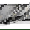 Mexen Lunar-F uși de duș pliabile dreapta 115 cm, transparent, auriu periat - 836S-115-050-55-00-P