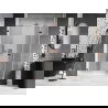 Mexen Lunar-F ușă de duș pliabilă dreaptă 120 cm, transparentă, aur roz - 836S-120-050-60-00-P