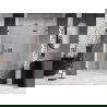 Mexen Lunar-F ușă de duș pliabilă dreaptă 120 cm, transparentă, aur roz - 836S-120-050-60-00-P
