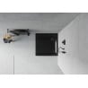 Cadă de duș pătrată Mexen Flat slim 70 x 70 cm, negru, sifon negru - 40707070B