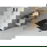 Mexen Flat cadă pentru duș dreptunghiulară slim 120 x 70 cm, Neagră, sifon Aurie - 40707012G